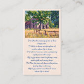 記念エレガント記念カード 名刺 (正面)