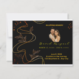 記念エレガント記念 – ミニマリスト愛のカード サンキューカード