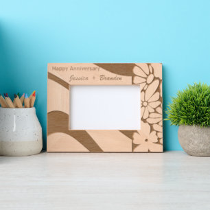 記念エレガント贈り物レーザーエッチング木枠 レーザー彫刻フレーム