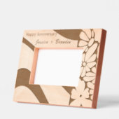 記念エレガント贈り物レーザーエッチング木枠 レーザー彫刻フレーム (左)