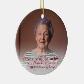 記念オーナメントとフォトクリスマス セラミックオーナメント (右)