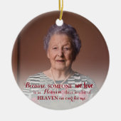 記念オーナメントとフォトクリスマス セラミックオーナメント (正面)