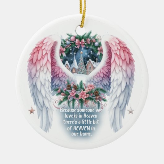 記念オーナメント_愛する人がいるから セラミックオーナメント (正面)