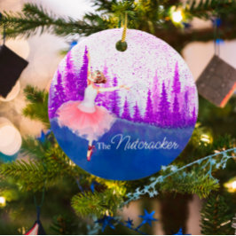 記念カスタム的なナツクラッカーバレエ記念 セラミックオーナメント