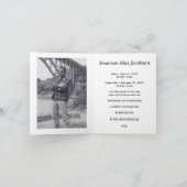 記念カード: エレガントなダビデの星 カード (内部)