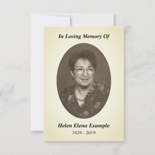 記念カード 招待状 (正面)