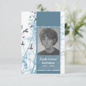 記念カード: 鳥をsilhouscreen 招待状 (スタンド正面)