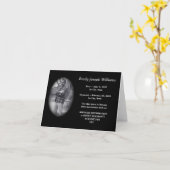 記念カード（黒） カード (黄色い花)