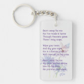 記念クリスチャン記念記念バタフライ キーホルダー (正面)