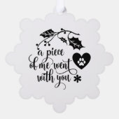 記念クリスマス オーナメントカード (裏面)