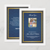 記念サンキューカード 招待状 (正面/裏面)