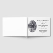 記念シンプルの葬儀の客書 ゲストブック (全面)