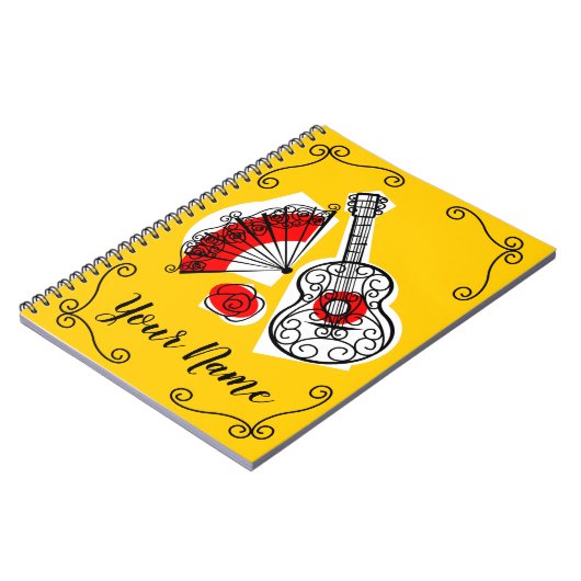 記念スペインの品コーナー名ノート ノートブック (左側)