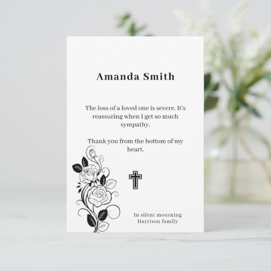 記念チャリティーカード サンキューカード (スタンド正面)