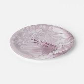 記念デイジーのピンクのパーティー ペーパープレート (アングル)