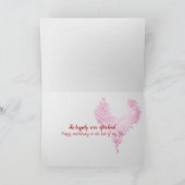 記念ハートはひもとスニーカーを売る カード (内部)