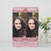 記念バラクォーツ2葬儀祈りの言葉しおり (スタンド正面)