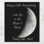 記念パーソナライズされたか結婚の愛 ワインラベル (シングルラベル)