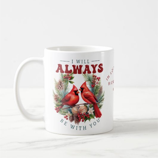 記念パーソナライズされたに必ず一緒に コーヒーマグカップ (左)