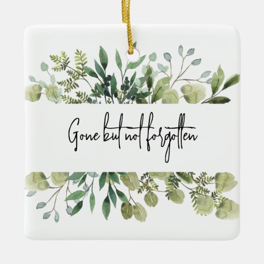 記念パーソナライズされたオーナメント セラミックオーナメント (正面)