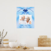 記念パーソナライズされたポスター、写真と文字 ポスター (キッチン)