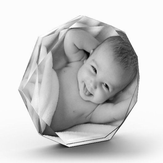 記念パーソナライズされた品ホリデーギフトフォトブロック フォトブロック (左)