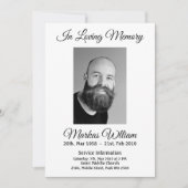 記念パーソナライズされた招待状 招待状 (正面)