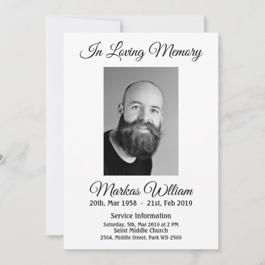 記念パーソナライズされた招待状 招待状 (正面)