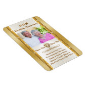 記念パーソナライズされた日、パーティーが写真に好意 マグネット (右側)