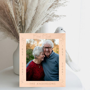 記念パーソナライズされた木 レーザー彫刻フレーム