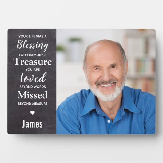 記念パーソナライズされた記念の記念写真 フォトプラーク (正面)