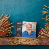 記念パーソナライズされた記念の記念写真 フォトプラーク (側面)