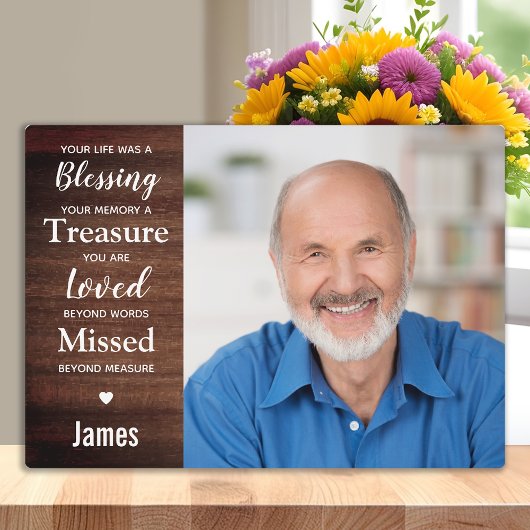 記念パーソナライズされた記念の記念Keepsake写真 フォトプラーク