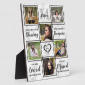 記念パーソナライズされた記念フォトプユニークラーク フォトプラーク (側面)