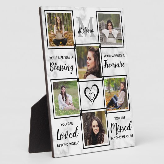 記念パーソナライズされた記念フォトプユニークラーク フォトプラーク (側面)