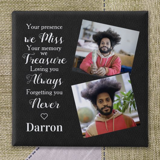 記念パーソナライズされた記念悔やみや弔慰写真 缶バッジ