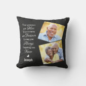 記念パーソナライズされた記念記念記念写真 クッション (正面)