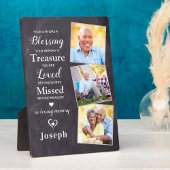 記念パーソナライズされた詩悔やみや弔慰3写真 フォトプラーク