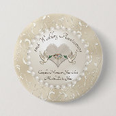 記念パーテパーソナライズされたィー，お客に対する好意 缶バッジ (正面)