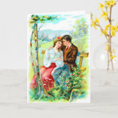 記念ビクトリアングリーティングカード カード (黄色い花)