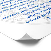 記念プリント ポスター (角)