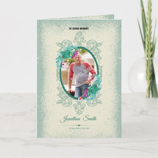 記念プログラムのパンフレット プログラム (正面)