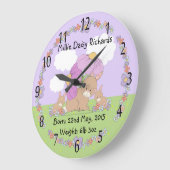 記念ベビーラウンド（大）壁時計 ラージ壁時計 (傾斜)