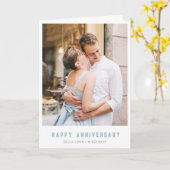 記念モダンエレガント記念写真グリーティングカード カード (黄色い花)