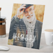 記念モダンシンプルのエレガント写真 台座サイン (インサイチュ)