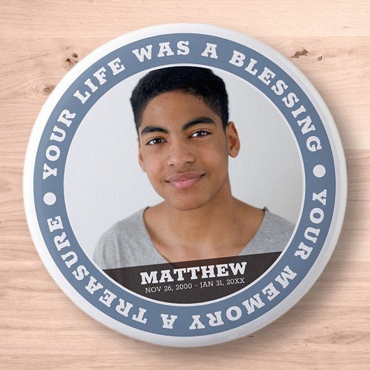 記念モダンシンプルカスタム写真記念 缶バッジ