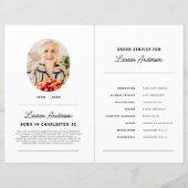 記念モダンミニマル白黒プログラム (裏面)