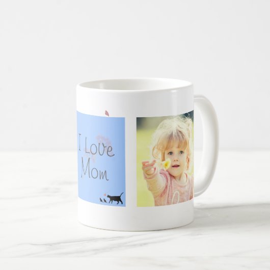 記念モダン写真母の日コーヒーマグ コーヒーマグカップ (正面右)