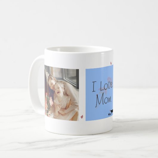 記念モダン写真母の日コーヒーマグ コーヒーマグカップ (正面左)