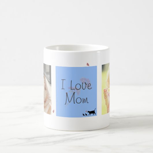 記念モダン写真母の日コーヒーマグ コーヒーマグカップ (中央)